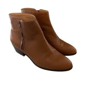 J. Crew Camel Leather Booties 10 Soft Ankle